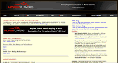 Desktop Screenshot of horseplayersassociation.org